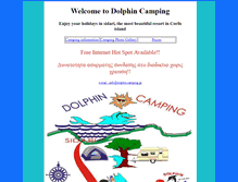 Tablet Screenshot of dolphin-camping.gr
